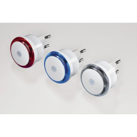 Veilleuse LED Hama Basic à brancher - IP20 - Capteur de luminosité - 5 x 5 x 7 cm - Blanche