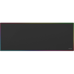 Tapis de souris extra large Mars Gaming MMP224 - Base antidérapante - Surface en nanotextile flexible - 880 x 330 x 3 mm - Noir