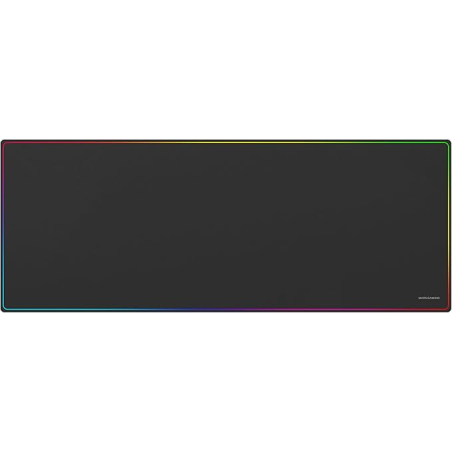 Tapis de souris extra large Mars Gaming MMP224 - Base antidérapante - Surface en nanotextile flexible - 880 x 330 x 3 mm - Noir