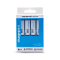 Pack de 4 piles rechargeables USB-C Energy Sistem Charge Pro C - 3405 mWh - 2270 mAh - AA - 2,5 V - Chargement via USB-C