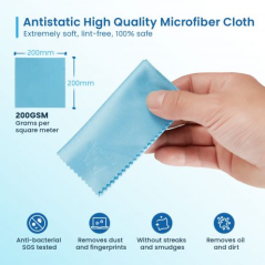 Kit de nettoyage d'écran Ewent 100 ml + chiffon en microfibre