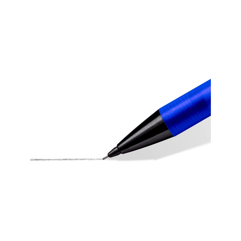 Coffret Staedtler Graphite 777 avec 50 porte-mines 0,5 mm - Corps caoutchouté - Gomme - Couleurs assorties