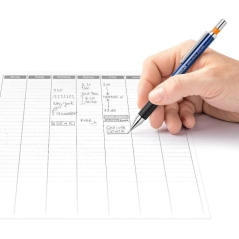 LOT de 10 Porte-mine Staedtler Mars Micro 775 0,9 mm - Mine rétractable en métal - Mine amortie - Zone de préhension en