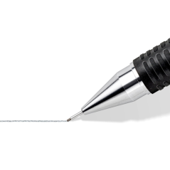 LOT de 10 Porte-mine Staedtler Mars Micro 775 0,5 mm - Mine rétractable en métal - Mine amortie - Zone de préhension en