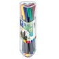 Présentoir Staedtler Triplus Fineliner 334 avec 10 paquets de 12 stylos à pointe fine - Longueur de trait env. 0,3 mm - Encre à