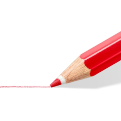 Coffret de 36 crayons de couleur hexagonaux Staedtler Noris Aquarell + pinceau - Mine renforcée pour une meilleure résistance à