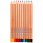 Coffret Staedtler Noris Natural de 12 crayons de couleur hexagonaux - Bois certifié FSC - Corps en bois naturel