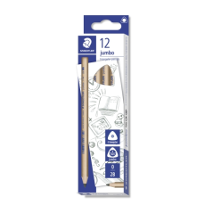 crayons jumbo triangulaires Staedtler 12