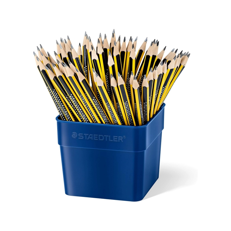 Cube de présentation Staedtler Noris 183 72 crayons HB