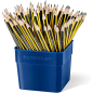 Cube de présentation Staedtler Noris 183 72 crayons HB
