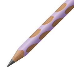 Crayons graphite HB Stabilo Easygraph droitier lilas pastel x12
