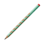 Crayon graphite HB Stabilo Easygraph droitier vert pastel x12
