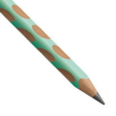 Crayons graphite HB Stabilo Easygraph pour gauchers vert pastel x6