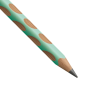 Crayons graphite HB Stabilo Easygraph pour gauchers vert pastel x6