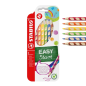 Lot de 6 crayons de couleur ergonomiques Stabilo Easycolors - Mine de 4,2 mm - Forme triangulaire - Pour droitiers - Couleurs