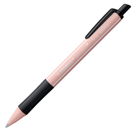 LOT de 10 Stylo bille rétractable Stabilo Pointball Naturecolors Wildflower - Pointe de 0,5 mm - Fabriqué avec 87 % de