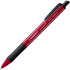 LOT de 10 Stylo bille rétractable Stabilo Pointball Naturecolors Wildflower - Pointe de 0,5 mm - Fabriqué avec 87 % de