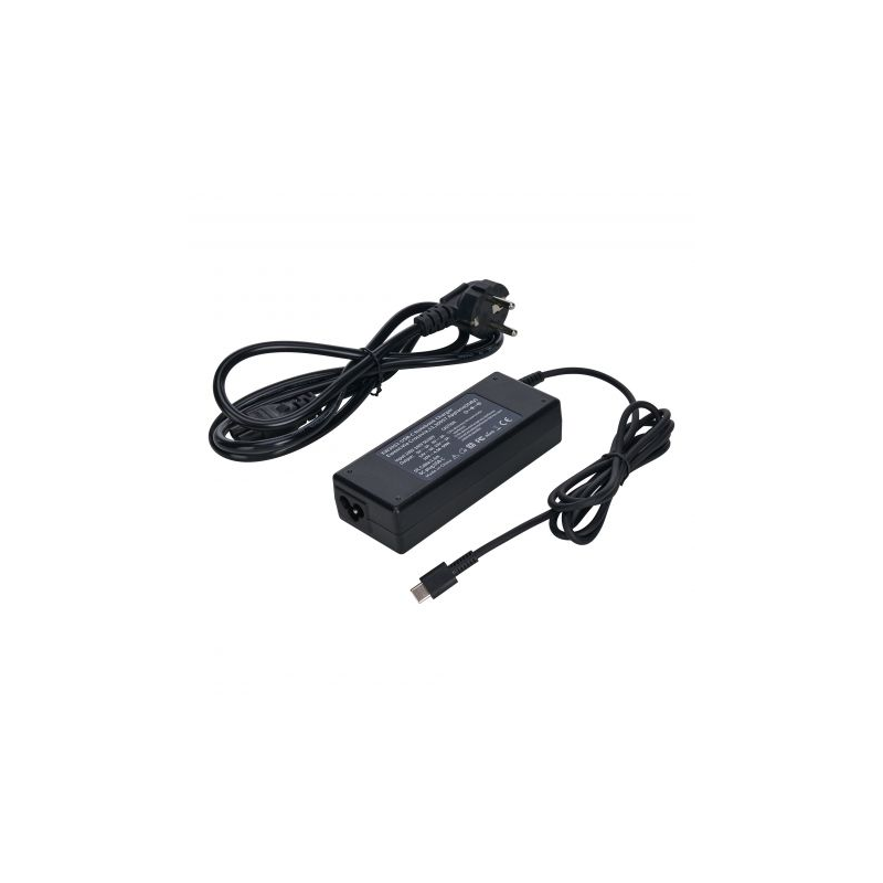 Chargeur universel pour ordinateur portable Ewent 90 W - USB-C - Power Delivery - Gestion intelligente de l'alimentation - Noir