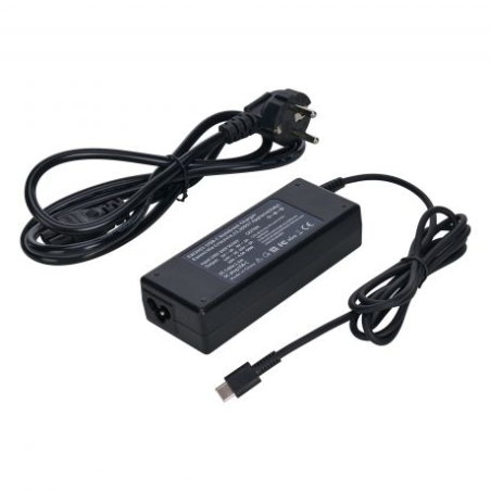 Chargeur universel pour ordinateur portable Ewent 90 W - USB-C - Power Delivery - Gestion intelligente de l'alimentation - Noir