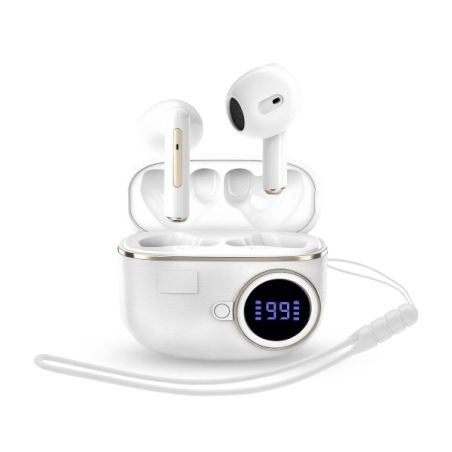 Écouteurs sans fil Energy System ChargeView TWS - Bluetooth 5.4 - Technologie véritablement sans fil - 20 h d'autonomie