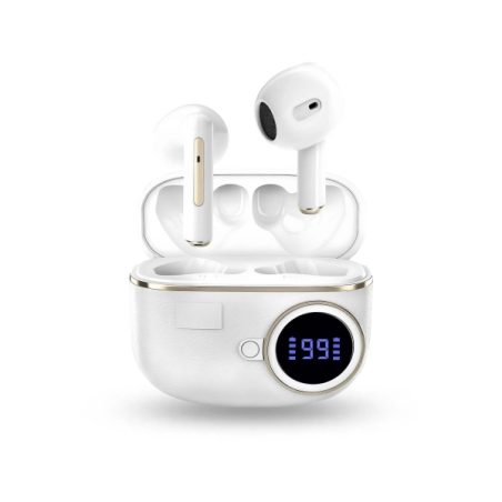 Écouteurs sans fil Energy System ChargeView TWS - Bluetooth 5.4 - Technologie véritablement sans fil - 20 h d'autonomie
