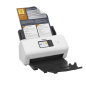 Scanner de bureau Wi-Fi Brother ADS-4550W - Jusqu'à 70 ppm - Chargeur automatique de documents 60 feuilles - Impression recto