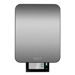 Balance de cuisine étanche Cecotec Cook Control 9000 - Capacité jusqu'à 10 kg - Précision de 1 g - Résistante à l'eau - Grand