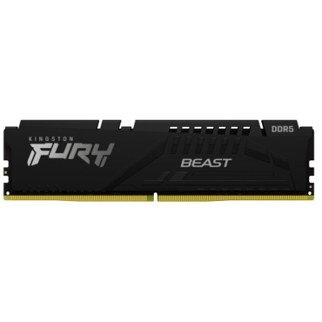 Kingston Fury Beast Black Expo Mémoire RAM DDR5 6000MT/s 16 Go 1,4 V CL30 DIMM