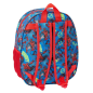 Sac à dos 3D Safta Spider-Man 8,64 L - Porte-bouteille - Porte-carte d'identité - Bretelles rembourrées - 27 x 33 x 10 cm