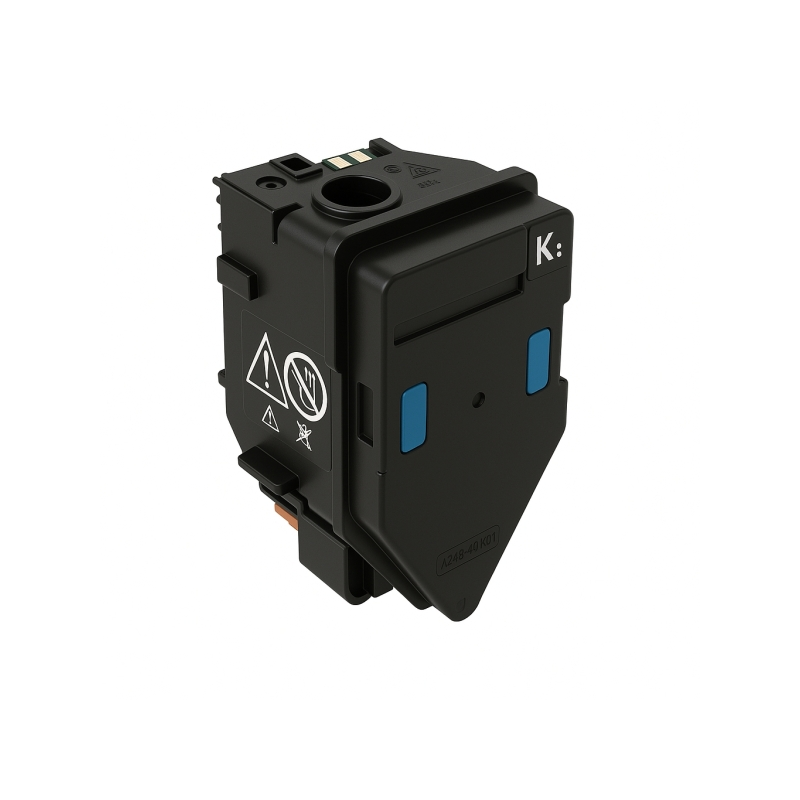 Cartouche de toner noir compatible avec Konica Minolta TNP81, TNP80, TNP79