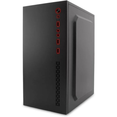 Boîtier tour MicroATX Coolbox PcCase MPC-45 - Tailles de disque prises en charge : 3,5 pouces et 2,5 pouces - USB-A 3.0, audio