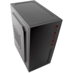 Boîtier tour MicroATX Coolbox PcCase MPC-45 - Tailles de disque prises en charge : 3,5 pouces et 2,5 pouces - USB-A 3.0, audio