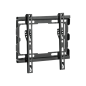 Support mural fixe pour téléviseur Ewent EW1501 - jusqu'à 43" - 45 kg - Noir