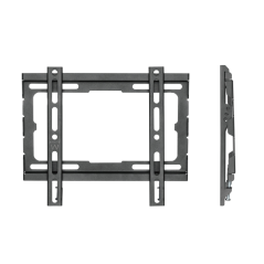Support mural fixe pour téléviseur Ewent EW1501 - jusqu'à 43" - 45 kg - Noir