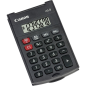 Calculatrice de poche Canon AS-8 avec écran LCD 8 chiffres - Étui rigide pliable - Fonctionne sur piles - Gris foncé