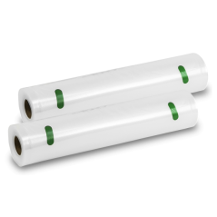 Cecotec Lot de 2 rouleaux de 6 m pour machine sous vide - Température réglable - Largeur : 28 cm - Transparent