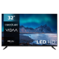 Téléviseur intelligent LED Cecotec série A5 ALH50032 32" avec résolution HD - Système audio Dolby - Système d'exploitation