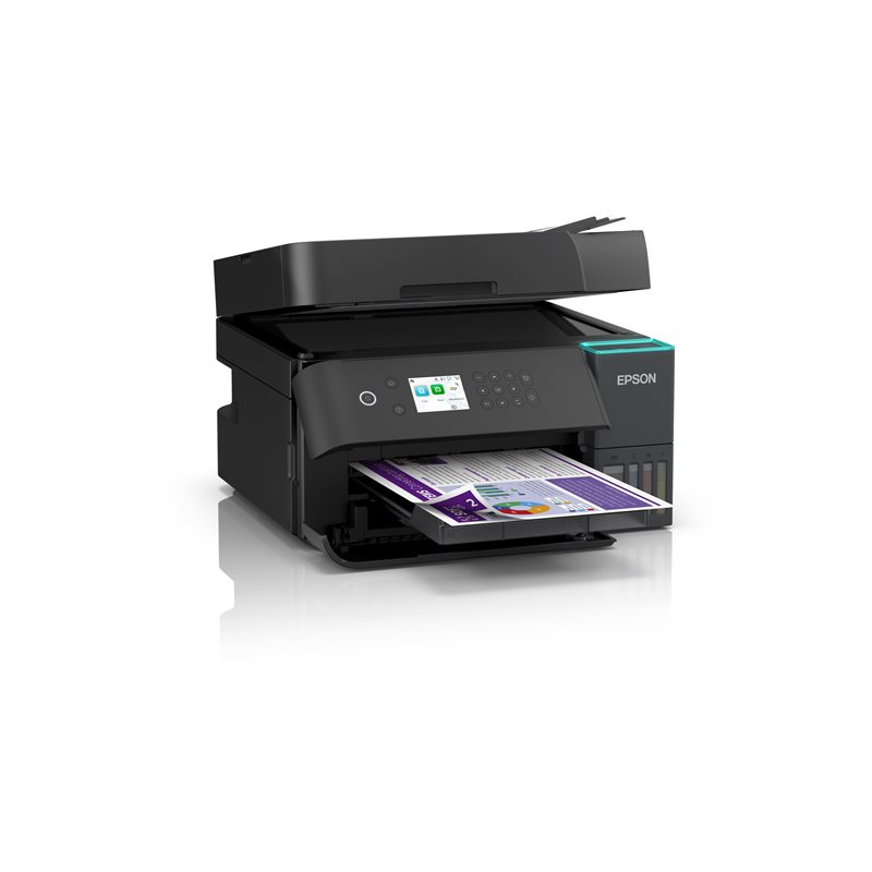 Imprimante multifonction couleur recto verso Epson EcoTank ET3950, Wi-Fi, 35 ppm, chargeur automatique de documents (ADF) de 30