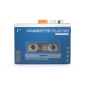 Lecteur cassette Bluetooth Bigben Epok - Haut-parleur intégré - Entrée casque - Casque inclus - Batterie 1200 mAh - Bleu