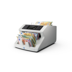 Compteuse de billets Safescan 2265 (G2) - Compte les billets mixtes en euros et en livres sterling - Capacité jusqu'à 300