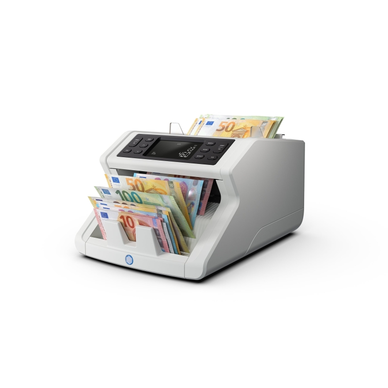 Compteuse de billets Safescan 2265 (G2) - Compte les billets mixtes en euros et en livres sterling - Capacité jusqu'à 300