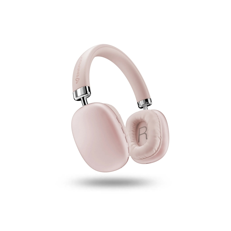 Casque Bluetooth 5.4 Energy Sistem Style - Basses profondes - Connexion multipoint - Assistant vocal - Lecteur MicroSD - Rose