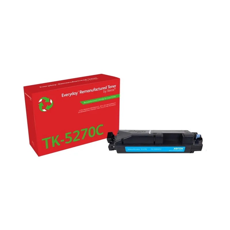 Cartouche toner cyan reconditionnée Kyocera TK5270 Xerox