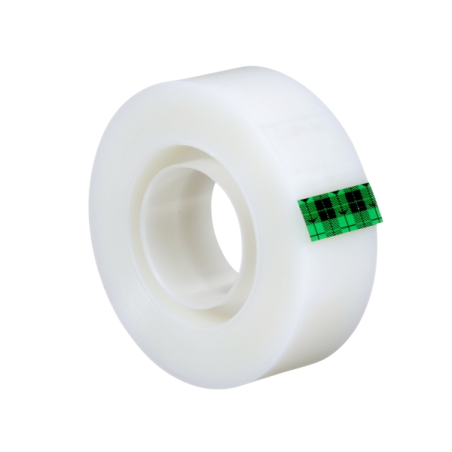 Ruban adhésif invisible Scotch Magic - 19 mm x 6 m - Distributeur inclus - Transparent