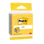 Cube Post-It de 400 notes autocollantes repositionnables - Forme carrée - 51 x 51 mm - Couleurs assorties