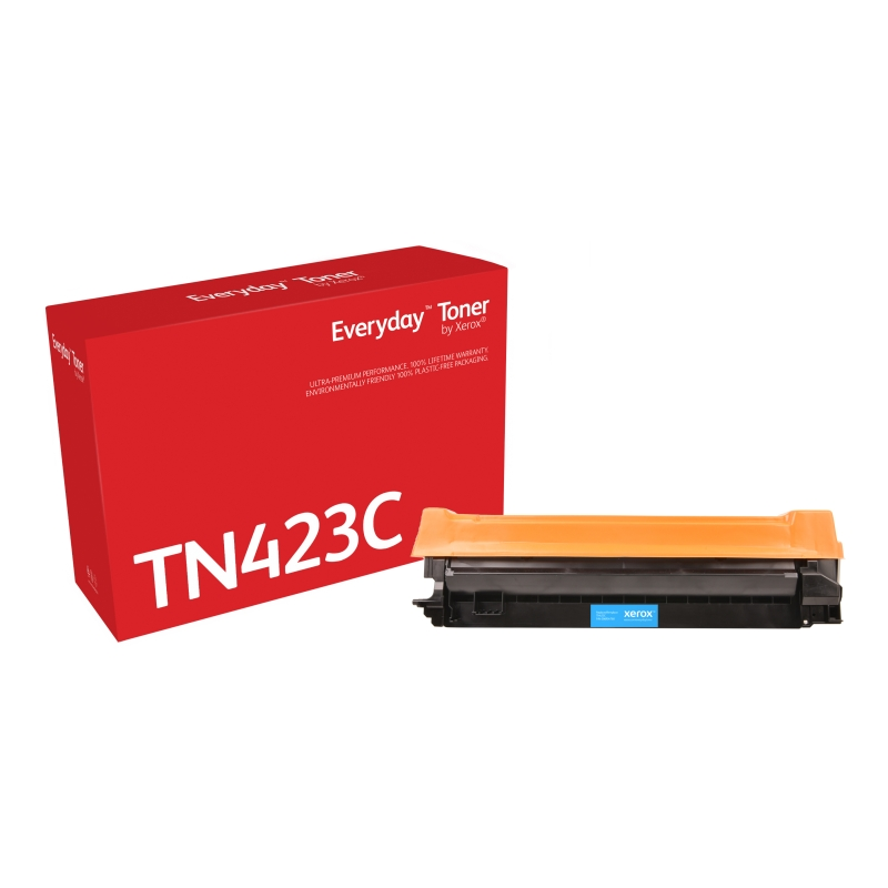 Cartouche de toner cyan reconditionnée compatible Brother TN-423C / Xerox