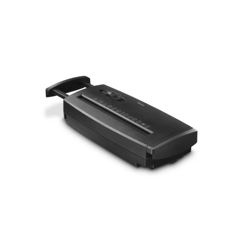 Destructeur de documents portatif Hama Classic S60 - Puissance : 180 W - Détruit jusqu'à 6 feuilles - Vitesse : 3,8 m/min