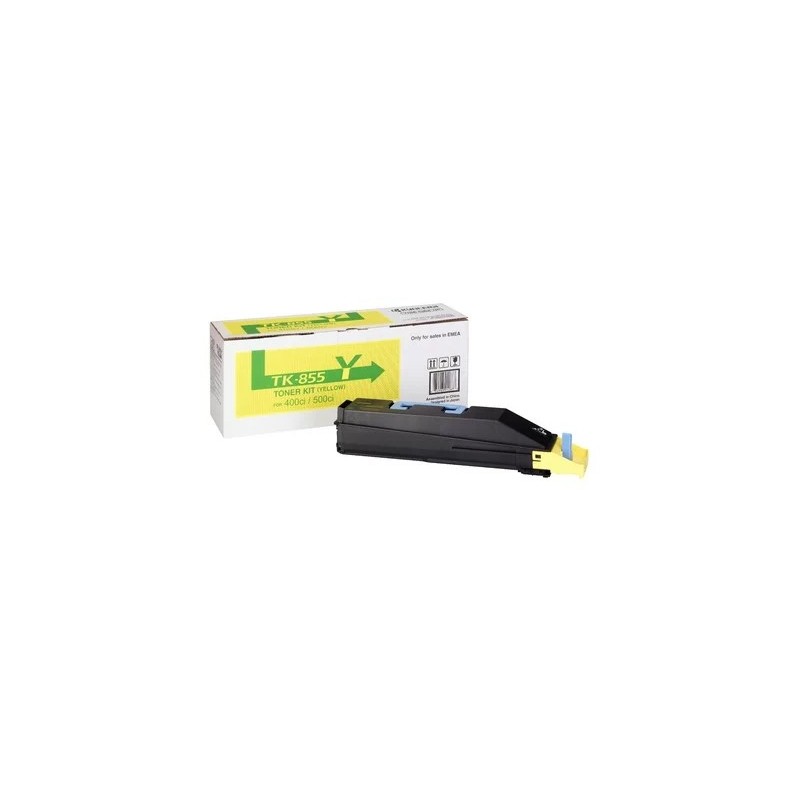 Cartouche de toner jaune originale Kyocera TK855Y - 1T02H7AEU0/TK855Y