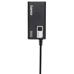 Adaptateur audio Bluetooth double Hama - Prise jack femelle 3,5 mm - Portée de 10 m - Noir