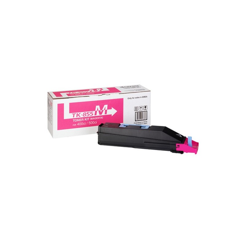 Cartouche de toner originale magenta Kyocera TK855M - 1T02H7BEU0/TK855M